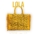 Lola - Borsa con pizzo Giallo